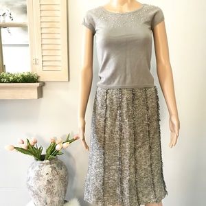 I.N.C International Concepts Gray Knit Crop Top